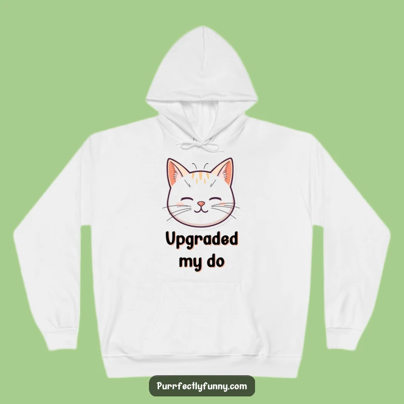 Cozy Funny Spring Whisker Cat Hoodie: Warm and Whimsical Wear