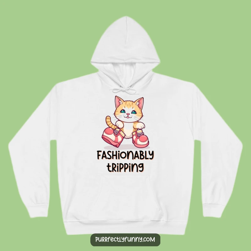 Funny Cat Clown Shoes Hoodie: Cozy Comfort, Hilarious Cat Gift