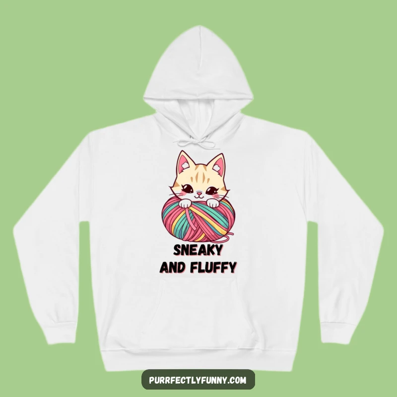 Funny Mischief Yarn Hoodie: Cozy Up with Playful Secrets