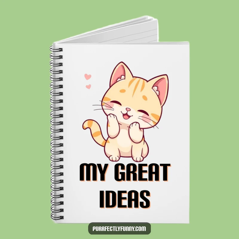 Funny Cat Whisker Chase Notebook: Jot Down Ideas with Feline Fun