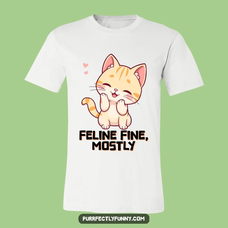 Funny Cat Whisker Chase T-Shirt: Hilarious Graphic Tee for Cat Owners