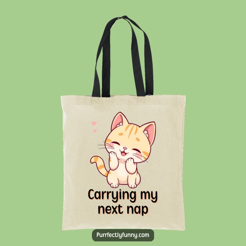 Funny Cat Whisker Hunt Tote Bag: Stylish and Hilarious Carry-All